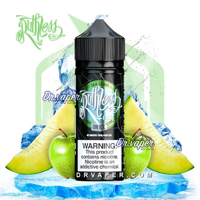 روثلس تفاح شمام ruthless skir skirrr ice 120ml